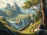 hand paint environment art