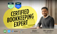 do bookkeeping, paypal reconcile, setup in quickbooks