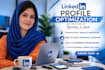 do SEO optimize and upgrade your linkedin profile