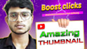 design high CTR finance and business thumbnails