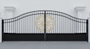 modern metal gate design and 3d visualization