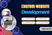 do website development, full stack developer, custom website design