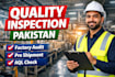 third party quality inspection in pakistan pre shipment inspection factory audit