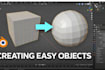 create an 3d easy object for u