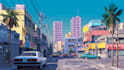 create retro japanese city pop 80s illustration