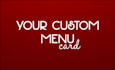 design your menu card