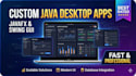 build custom java desktop application with gui javafx
