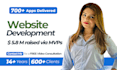 business website development front end developer backend developer