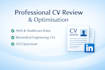 review and optimise your nhs or biomedical engineering CV