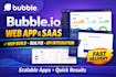 bubble io developer for saas mvp web app bug fix workflow and api integration