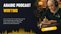 write professional arabic podcast content and audio editing
