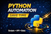 build or fix python automation scripts