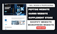 create collagen peptide website, body building beauty nootropics website