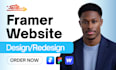 design framer website framer landing page framer website developer
