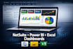 do dashboards integrating netsuite, power bi, excel dashboard and visualization