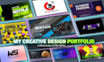 design esports posters, banners, and gaming graphics