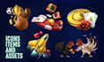create  2d game assets, characters, icons, props and UI