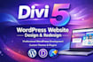 develop or redesign your website using divi 5