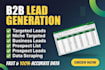 do b2b lead generation any industry, linkedin lead gen
