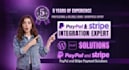 do stripe integration paypal integration on website