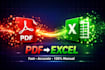 convert PDF to excel accurately and fast