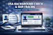 do background check and skip tracing on USA resident