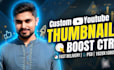 design high CTR viral youtube thumbnail in 2 hours in any niche