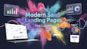 design a modern saas landing page that converts