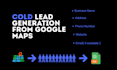 gather cold leads from google maps for your niche