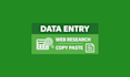 do data entry, copy paste and virtual assistant tasks