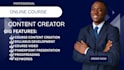 online course content creation, video editing, powerpoint master slide template