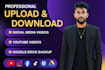 do professional upload and download service