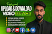 do professional upload and download service