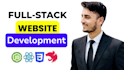 website development as full stack web developer, front end, backend developer