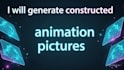 generate ai constructed animation pictures