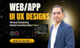 do figma app design, web app ui, mobile app ui ux design