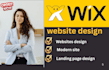 design and redesign wix website