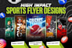 create high impact  sports flyers poster and post designs