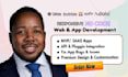 build mobile apps using glide, bubble, adalo, flutterflow, webapp softr airtable