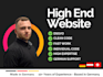 develop a high end static landingpage with clean SEO code