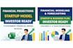build a financial model, financial projections and 3 statement model in excel