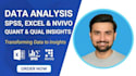 be your statistical data analyst in spss, excel and tableau