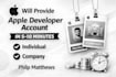 enroll highly quality apple developer accounts for you