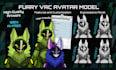 do furry vtuber model live2d vtuber rigging vtuber vrc avatar model vtube studio