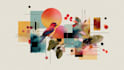 design abstract art,modern,minimal, nature