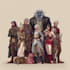 design a dnd party art and group art