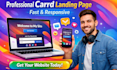 design a professional carrd website