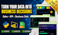create professional power bi dashboards and KPI reports