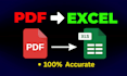 convert PDF, CSV to excel with data cleaning and formatting