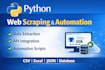 build backend apis, automation scripts, and web scraping solutions